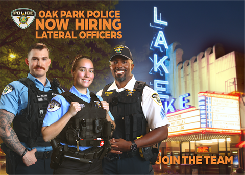 Police Department Hiring Lateral Officers