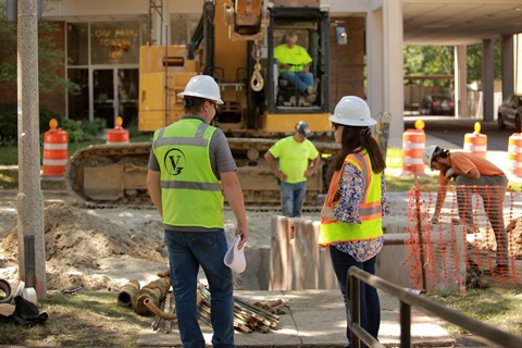 Capital Improvement Construction in Oak Park